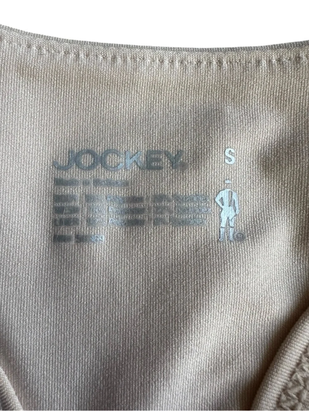 Jockey Distance High Impact Sports Bra Small Moisture Wicking Removable Cups